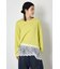 レースドッキングロングスリーブTシャツ