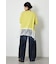 レースドッキングロングスリーブTシャツ
