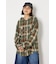 【UNISEX】フーディーチェックシャツ