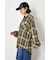 【UNISEX】フーディーチェックシャツ