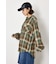 【UNISEX】フーディーチェックシャツ