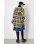 【UNISEX】フーディーチェックシャツ