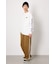 wide wale トラックパンツ