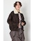 Suede look 2WAY ブルゾン