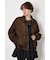 Suede look 2WAY ブルゾン