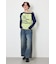 ワンショルラグランメッセージロングTシャツ
