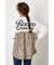 バックギャザードッキングロングTシャツ