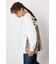 バックギャザードッキングロングTシャツ