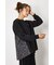 バックギャザードッキングロングTシャツ