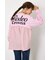 バックギャザードッキングロングTシャツ