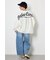 【WEB限定】布帛切替ロゴロングTシャツ