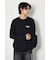 【UNISEX】ベアデニムアップリケスウェットトップス