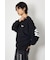 【UNISEX】ベアデニムアップリケスウェットトップス
