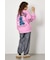 【UNISEX】ベアデニムアップリケスウェットトップス