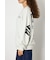 【UNISEX】ベアデニムアップリケスウェットトップス