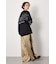 【UNISEX】leather look pt スウェットトップス