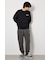【UNISEX】leather look pt スウェットトップス
