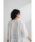 シアーギャザーロングブラウス