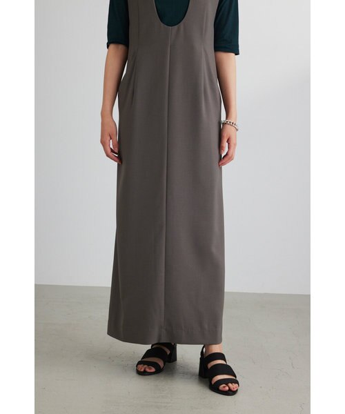 ディープUネックワンピース｜スタイルミキサーの通販｜&mall