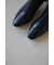 カーブヒールミドルブーツ