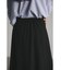ラウンドパネルフレアスカート