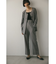 ハイウエストバックスリットパンツ