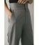 ハイウエストバックスリットパンツ