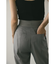 ハイウエストバックスリットパンツ