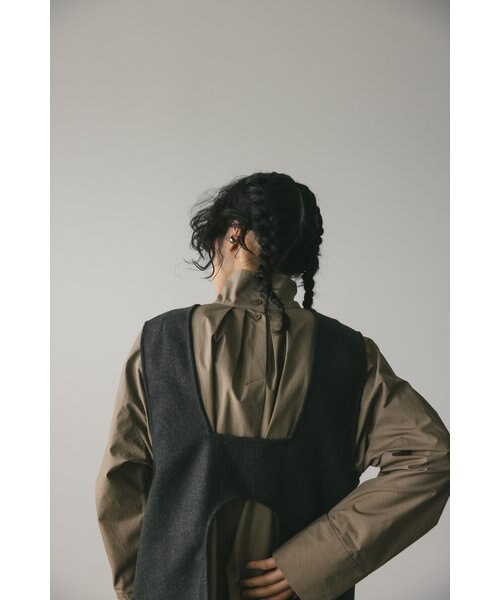 PHILTHEORY ベストレイヤードシャツ PHILTHEORY シャツ Vest layered shirts/ベストレイヤードシャツ