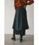 バックスリットレイヤードスカート