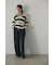 2WAYボーダーニット
