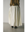 タフタボリュームフレアスカート