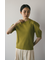 フォルムスリーブニットトップ