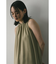 ネックシャーリングワンピース