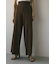 ドライニットワイドリブパンツ