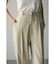 ワイドストレートタックパンツ