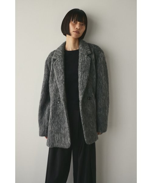 【最終値下げ】STYLEMIXER シャギーテーラードジャケット　新品タグ付き シャギーテーラードジャケット｜スタイルミキサーの通販｜&mall