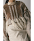 インターシャーフリンジニット