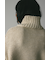レイヤースリーブジップニットカーデ