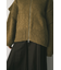 レイヤースリーブジップニットカーデ
