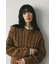 ケーブルニュアンススリーブニット