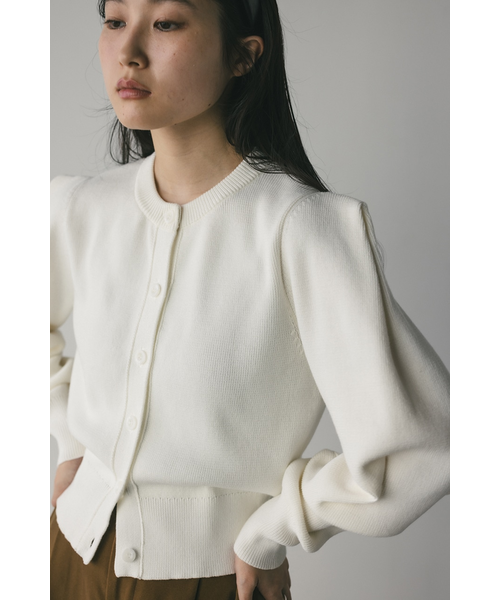 ショルダータックニットカーディガン｜スタイルミキサーの通販｜&mall