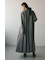 ワイドプリーツシャツワンピース