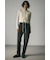 カットオフセンタープレスデニム