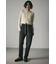 カットオフセンタープレスデニム