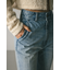 カットオフセンタープレスデニム