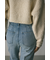 カットオフセンタープレスデニム