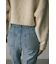 カットオフセンタープレスデニム