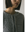 テープヤーンニットカーデ