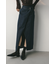ラップデザインデニムスカート